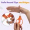 12-Pack 5" Kids Safety Scissors – Blunt Tip Stainless Steel with Comfort Grip for School & Crafts
